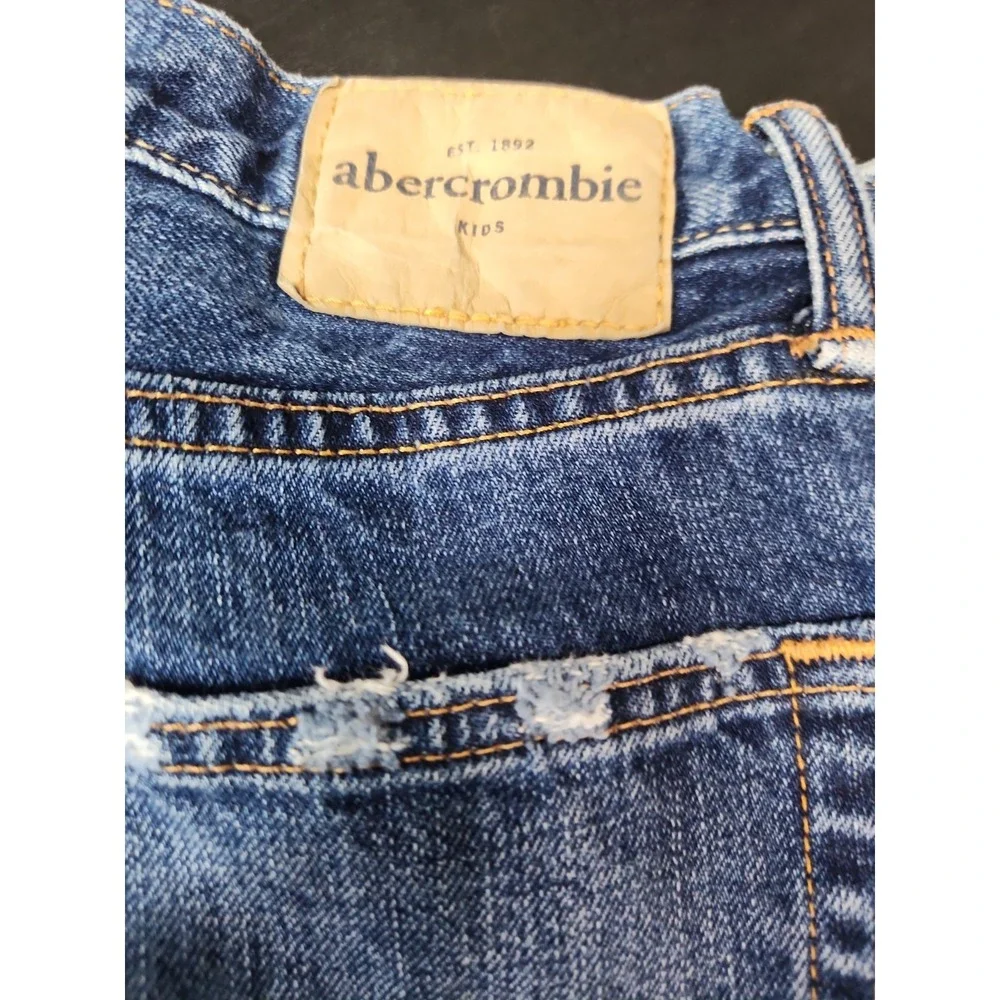 Abercrombie & Fitch Classic Straight Jeans Girl 16 Slim Blue Denim
